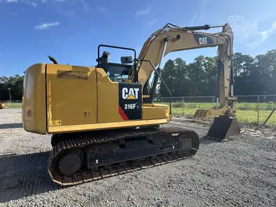 Used 2019 CATERPILLAR 316FL Crawler Excavators South Carolina US | Palmetto Machinery #1436763