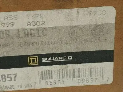 Square D 9999 AOO2, 4-20mA Communication Module Motor Logic 24vdc