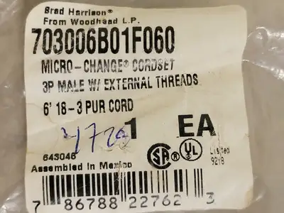NEW BRAD HARRISON 703006B01F060