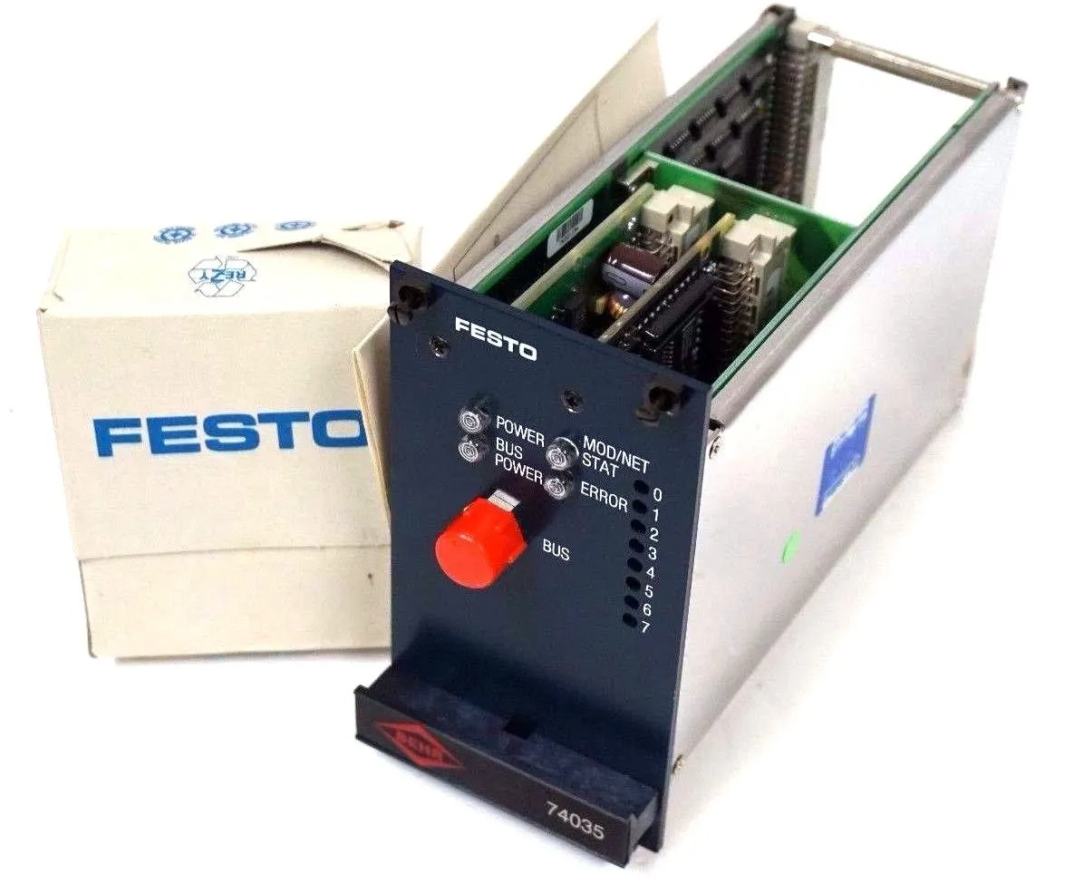 NEW FESTO IC-FSI-11-8E-SA CONTROL INTERFACE WITH K-352159 PCB BOARD ICFSI118ESA