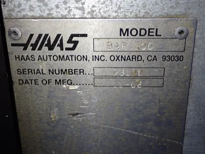 USED 2008 HAAS BAR 300