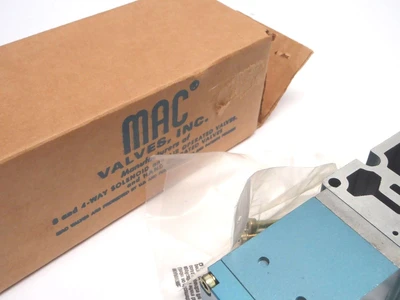 New | in-Stock MAC Valves 4-Way Solenoid Piloted Spool Valve Solenoid Valves Michigan US | Maverick Industrial Sales #1496131