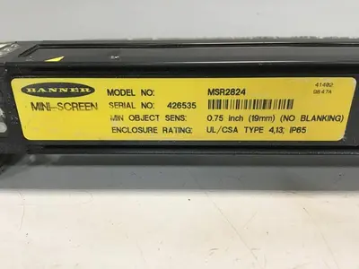 USED BANNER ENGINEERING MSR2824