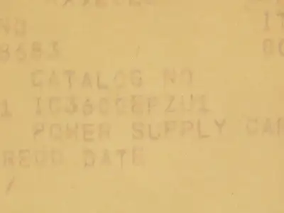 General Electric IC3600EPZU1A Power Supply Control Board PLC Circuit Card