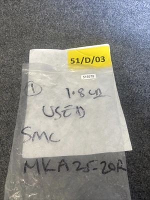 Used SMC MKA25-20R Rotary Actuators California US | Davliegogo LLC #1707234