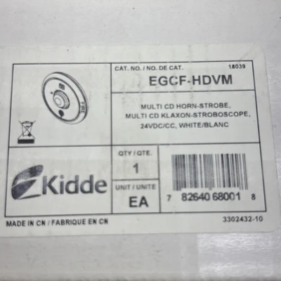 NEW Kidde EGCF-HDVM