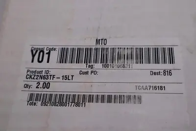 SMC CKZ2N63TF-15LT / CKZ2N63TF15LT (BRAND NEW) 5 UNITS AVAILABLE STOCK S-346