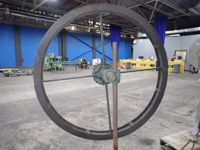 H.e. Dickerman Mfg Co 38 1/2" Wheel Coil Reel