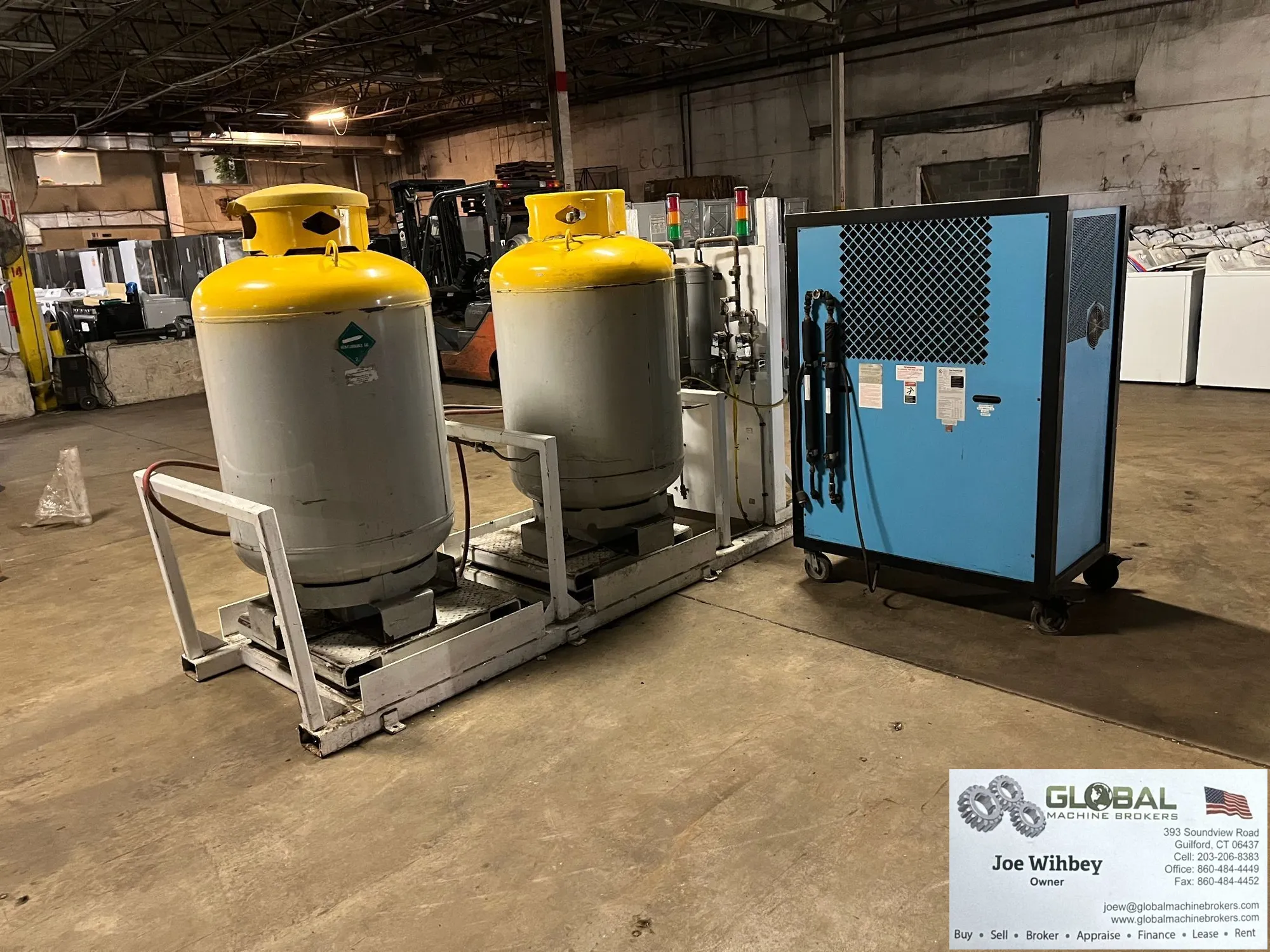 VAN STEENBURGH BV-300A-1 Refridgerant Reclaim and Storage System 300lb