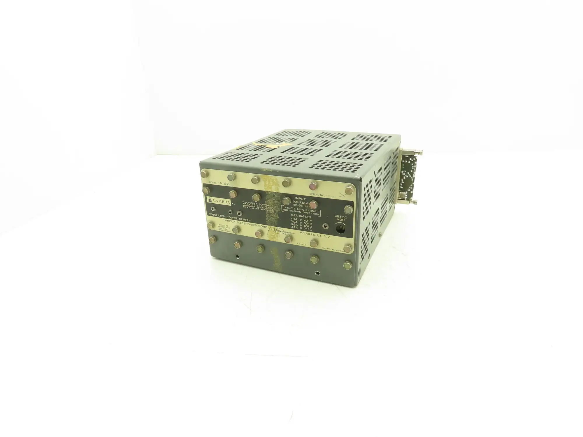 Lambda LM D48 Power Supply 105-132VAC Input 48VDC 4.1A Output *Read
