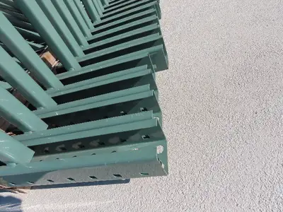 Teardrop Pallet Racking Upright Leg 16' x 4' 23,900 LB 192" x 48" 3"x3" Column