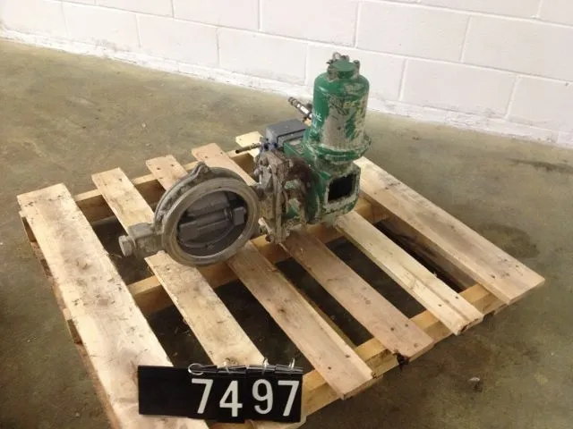 Fisher type 8550 Butterfly Valve size 8"