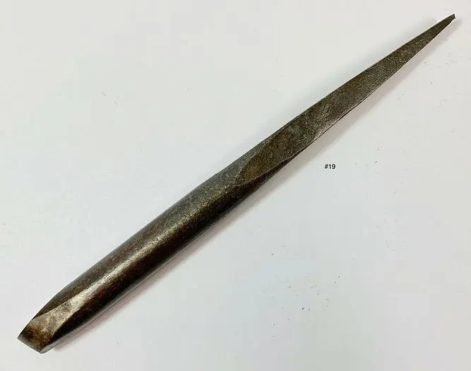 Metal Spinning Tool Flattened Rounded Tip End  8" x 5/8" (101258)