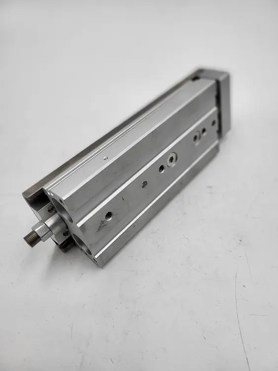 Used SMC SMC MXQ0A-75ZG3 PNEUMATIC CYLINDER AIR SLIDE TABLE Pneumatic Cylinders | ND Industrial Surplus #1215852