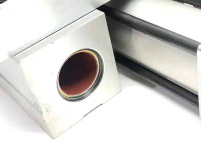 SED25X2-GV-H4, SED25X2-GV, SED25 X 2-GV-H4 | PHD SED25X2-GV-H4 Pneumatic Thruster Slide 1-3/8" Bore 2" Travel NO GUIDE SHAFTS - Used