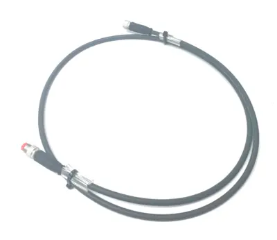 USED BECKHOFF DOUBLE ENDED POWER CABLE 1M LENGTH M8 4-PIN