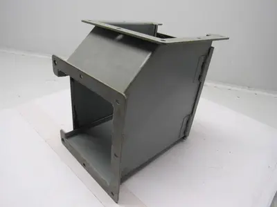 Hoffman F-66LE9K0KT 120332120332 90° Elbow W/Gaskets Auxiliary Gutter Fitti