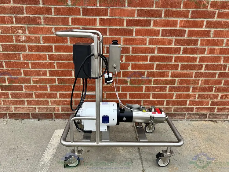 Used AXIFLOW STSC 50-16 STAINLESS STEEL TWIN SCREW PUMP W/ CONTROLLER, HEATING, 5HP Pumps California US | Equipment Lab #1083187