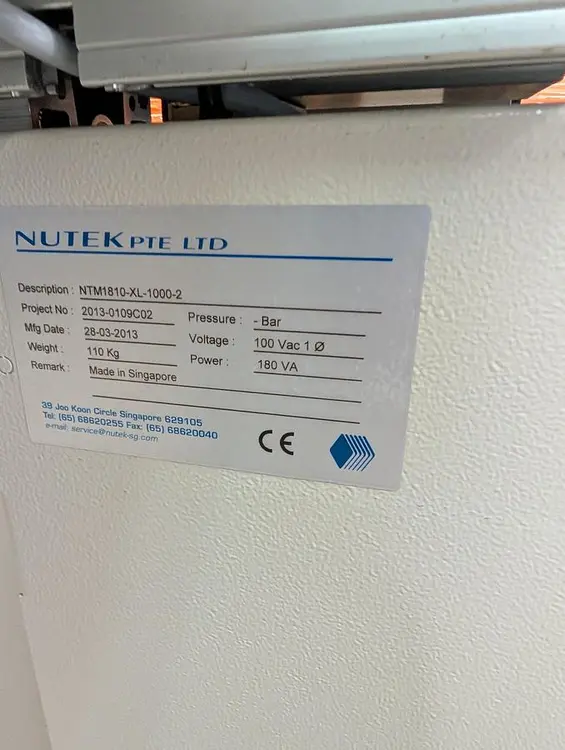 Used 2012 NUTEK NTM1810-XL-1000-2 Conveyors Florida US | SMT Resource #484076