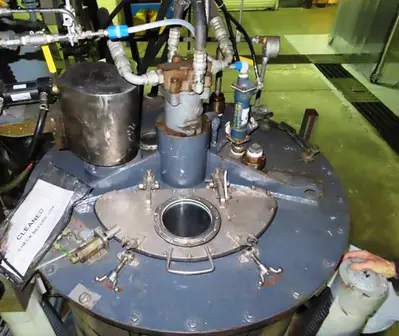 Ketema Mark III 32 x 20 perforate basket centrifuge, 316SS.