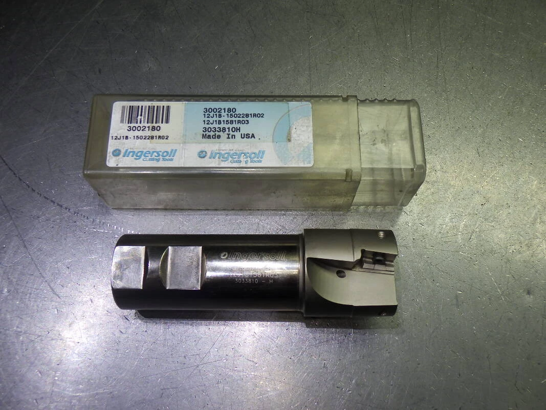 Ingersoll 1.5" 3 Flute Coolant Thru Endmill 1.25" Shank 12J1B1581R03 (LOC2068B)