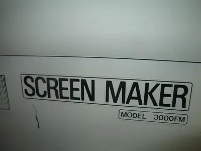 1374-700 Silk Screen Printing Manufacturing Package Consisting of Machines and Accessories