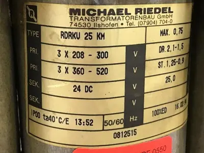 USED GENERAL ELECTRIC RDRKU 25 KM