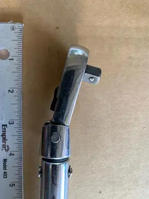 MATCO TOOLS 3/8 DRIVE 15-75 FOOT POUND TORQUE WRENCH TRB75FK FLEX HEAD