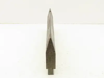Press Brake Punch Die 18" Long 30° V 1-1/16" W 3-3/4" H 5/8" Tang