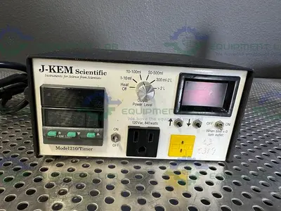USED J-KEM SCIENTIFIC 210 TIMER TEMPERATURE CONTROLLER 120 VAC, 840 WATTS