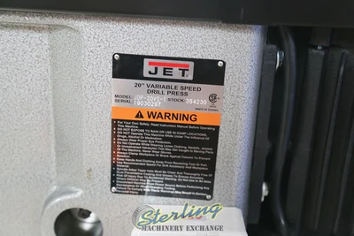 New | in-Stock JET JDP-20VS-1 Heavy Duty & Sensitive Single Spindle Drills California US | Sterling Machinery Exchange #1465345