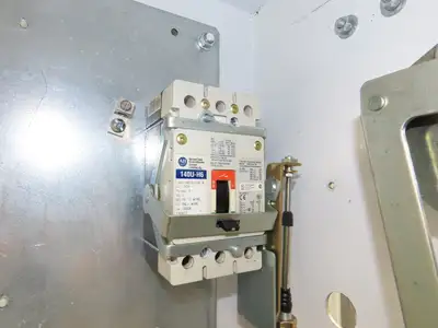 Hoffman Electrical Enclosure Control Panel 60x49x12" JIC 30A Breaker A60X4912