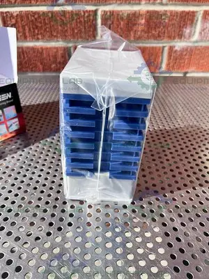 NEW AXYGEN EV-200-NTR NESTED TIP RACK NON-FILTERED NON-STERILE 96-WELL TIP, 200 ΜL