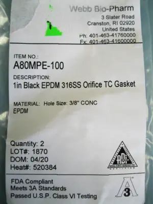 NEW Webb Bio-Pharm A80MPE-100