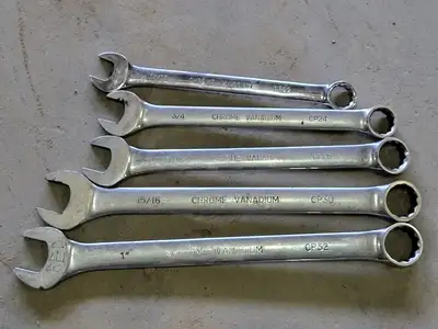 5/8" - 1-7/16" Combination Wrench Set (10pcs)