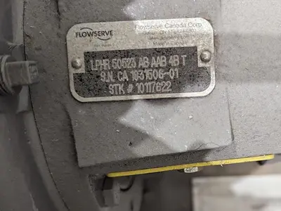 USED FLOWSERVE SIHI LPHR 50523 AB AAB 4B T