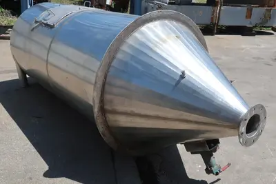 SPC9026  Bin Hopper Silo 80 cu.ft., bulk storage bin, Stainless Steel