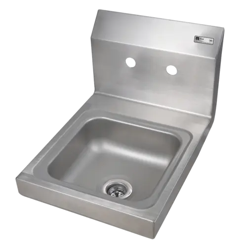 John Boos PBHS-W-0909 Wall Mount Commercial Hand Sink w/ 9"L x 9"W x 5"D Bowl, Basket Drain