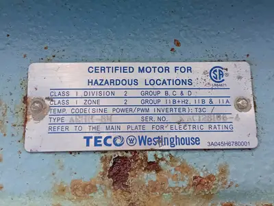 Used TECO-WESTINGHOUSE PDH20045 A.C. Motors British Columbia CA | Lenmark #1489127