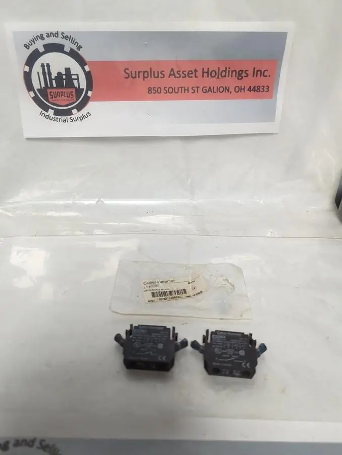 Used CUTLER-HAMMER E22B2 Contact Blocks Ohio US | Surplus Asset Holdings #1763173