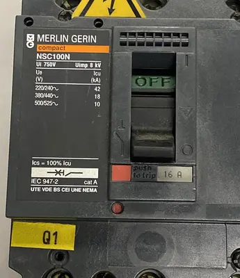 Used MERLIN GERIN NSC100N Miscellaneous Equipment (Electrical & Power) Ohio US | Surplus Asset Holdings #1240260