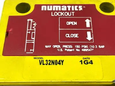 VL32N04Y | Numatics  Quick Exhaust Lockout Valve - Used