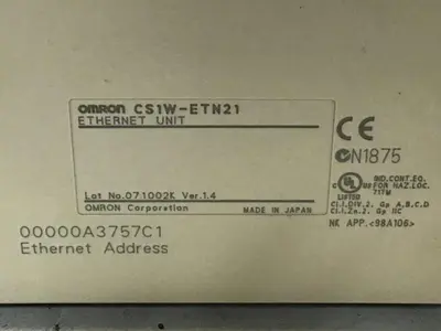 USED OMRON CS1W-ETN21