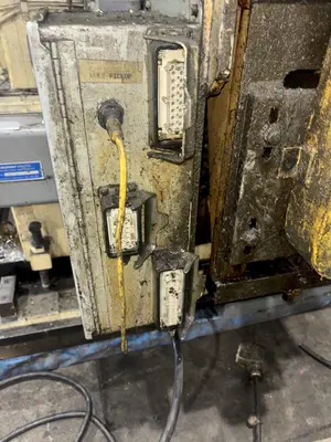 40 TON RLM MODEL #R40 4-POST CUTOFF PRESS & SERVO DIE ACCELERATOR: YOBRO #23887