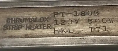 New | in-Stock CHROMALOX PT1805 HKL 500W Heater Bands Michigan US | Ideal Machinery #1293318