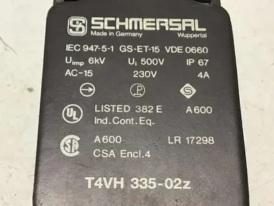 USED SCHMERSAL T4VH 335-02Z
