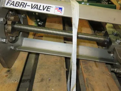 NEW Fabri-Valve 14"-150 knife gate valve, hand wheel gear operated