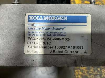 Used KOLLMORGEN ECSX1505B600MS2FT1EIDR61C Pumps Ohio US | HGR 24 #1329565