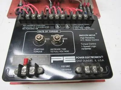 Power Electronics Intl BT746-1D Single Speed Soft Start Reduced Torque Control