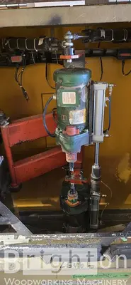 USED 2000 TRAID RUVO CNC SMART STAIR ROUTER WITH ROLLERS CONVEYORS